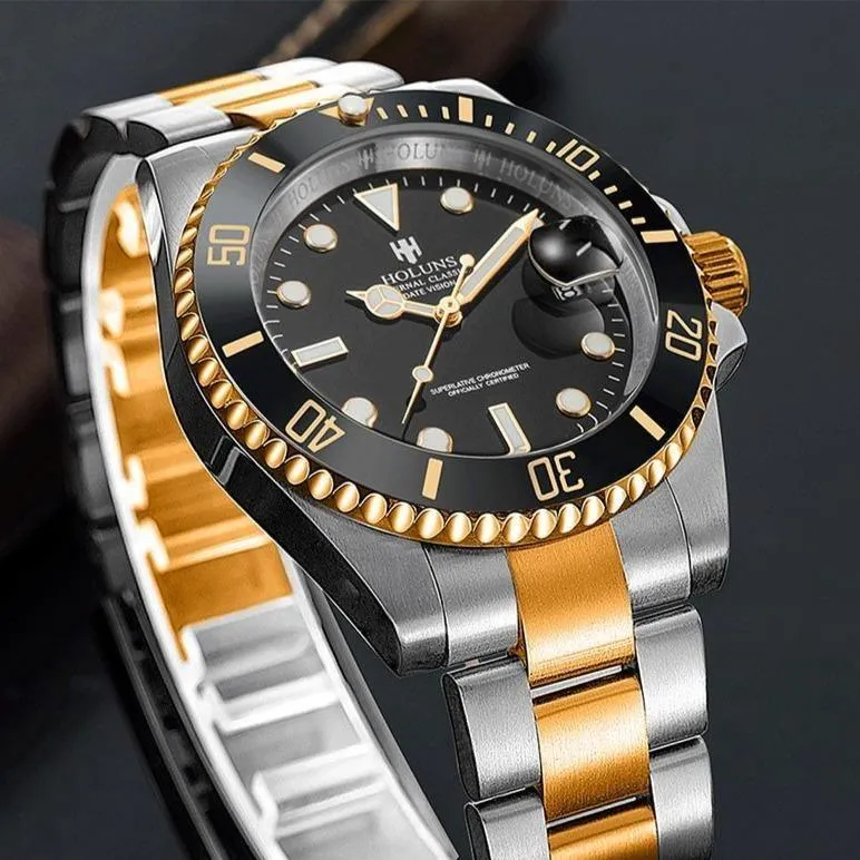 Holuns Submariner Date Miyota 8215 Ceramic Homage Watches