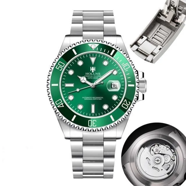 Holuns Submariner Date Miyota 8215 Ceramic Homage Watches
