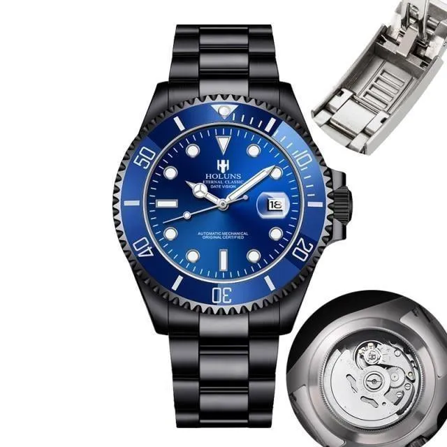 Holuns Submariner Date Miyota 8215 Ceramic Homage Watches