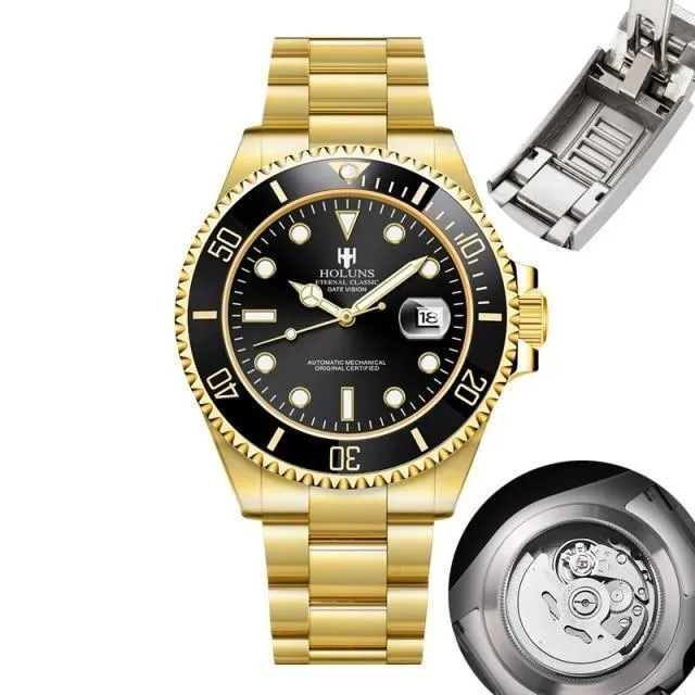 Holuns Submariner Date Miyota 8215 Ceramic Homage Watches