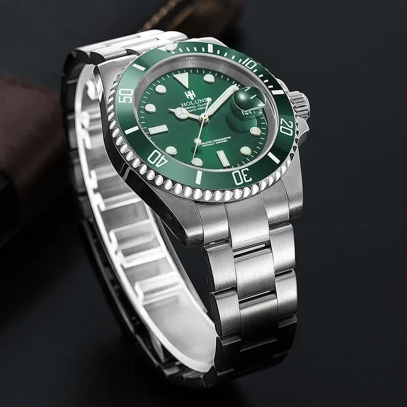 Holuns Submariner Date Miyota 8215 Ceramic Homage Watches