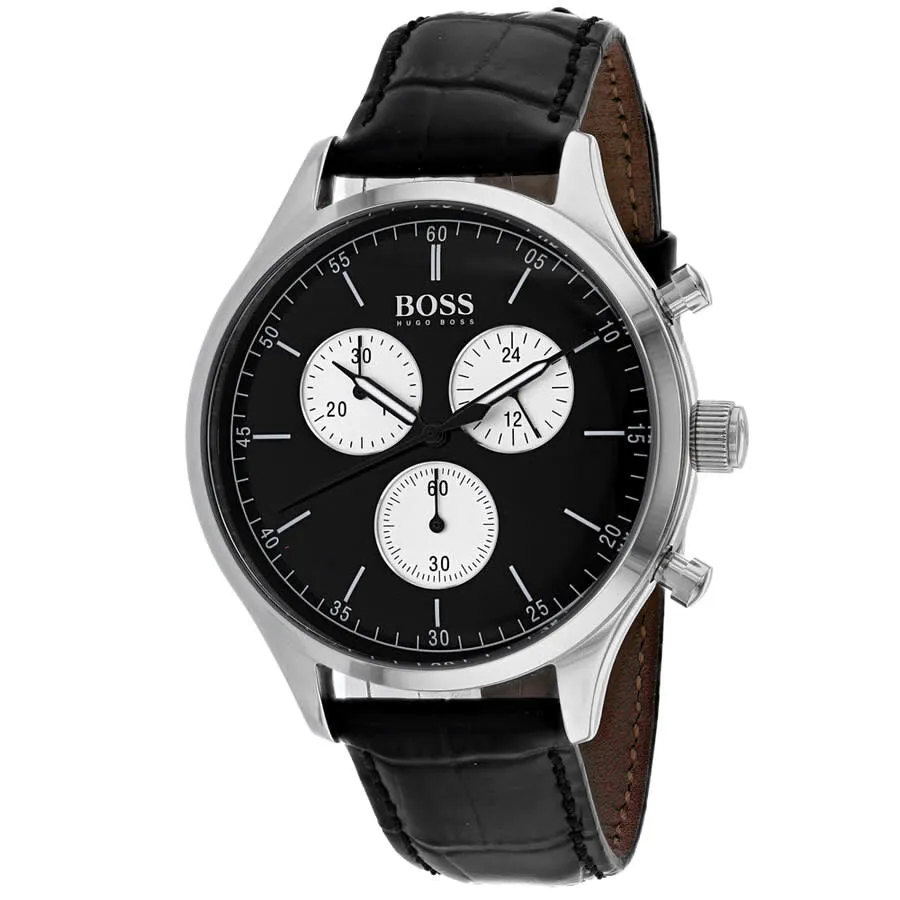 Hugo Boss Companion Black Dial Men's Watch 1513543