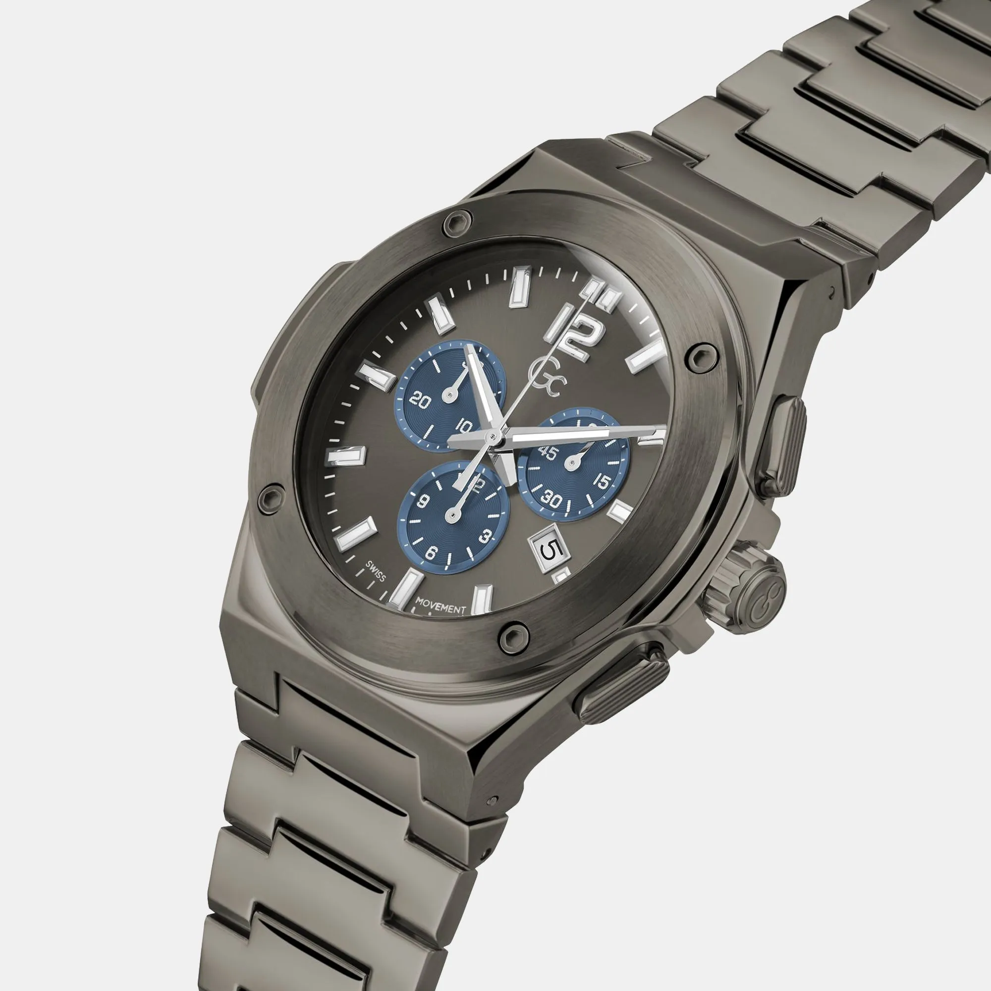 Idol Men's Grey Chronograph Stainless Steel Watch Z33003G5MF