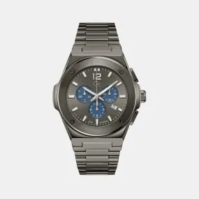 Idol Men's Grey Chronograph Stainless Steel Watch Z33003G5MF