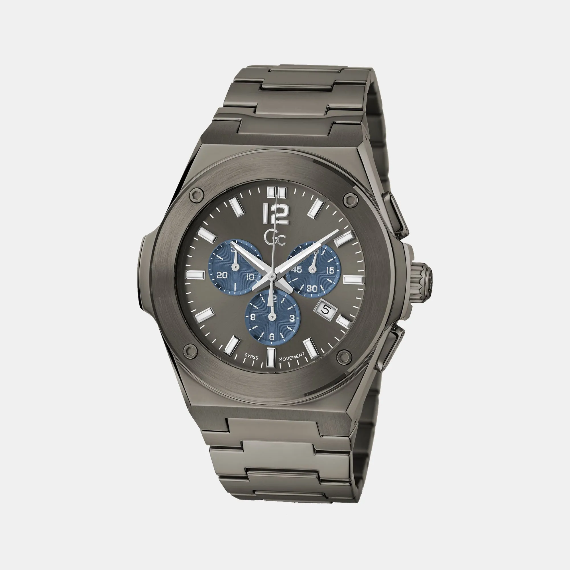 Idol Men's Grey Chronograph Stainless Steel Watch Z33003G5MF