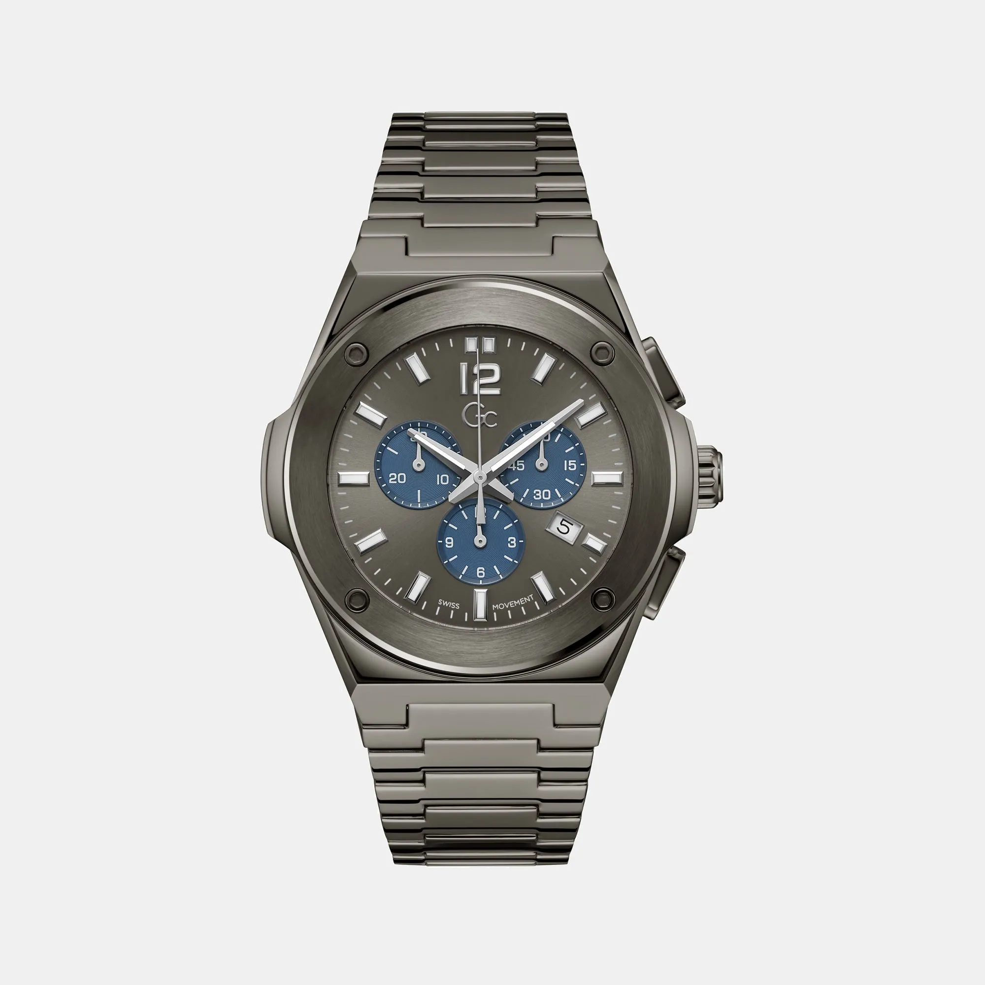 Idol Men's Grey Chronograph Stainless Steel Watch Z33003G5MF