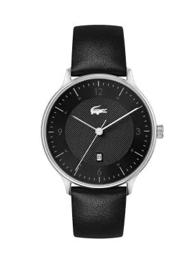 Lacoste Club Black Leather Men's Watch