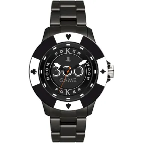 LIGHT TIME Mod. POKER - Black - White
