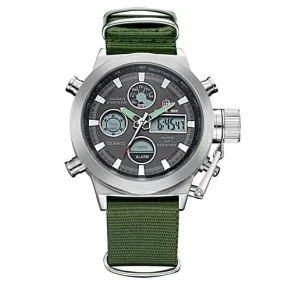 Luxury Military Chronograph Watch - Nylon Strap
