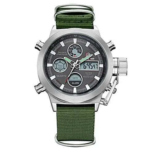 Luxury Military Chronograph Watch - Nylon Strap