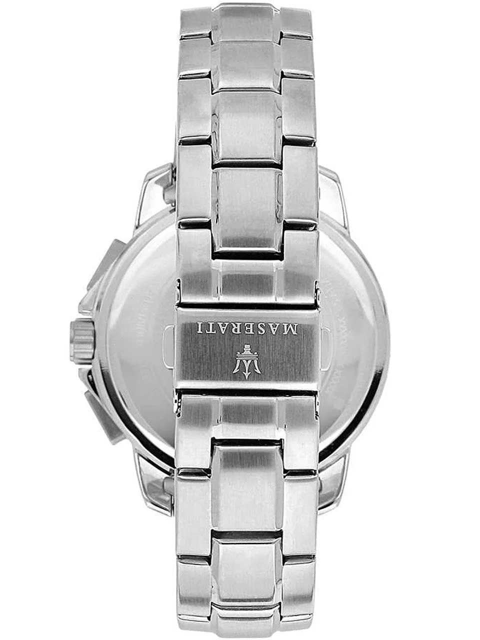 Maserati Successo Silver Chronograph Men's Watch Blue Dial R8873645004