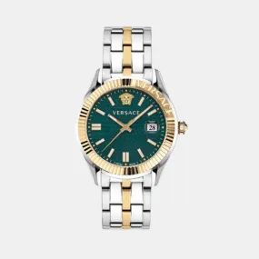 Men's Green Analog Stainless Steel Watch VE3K00422