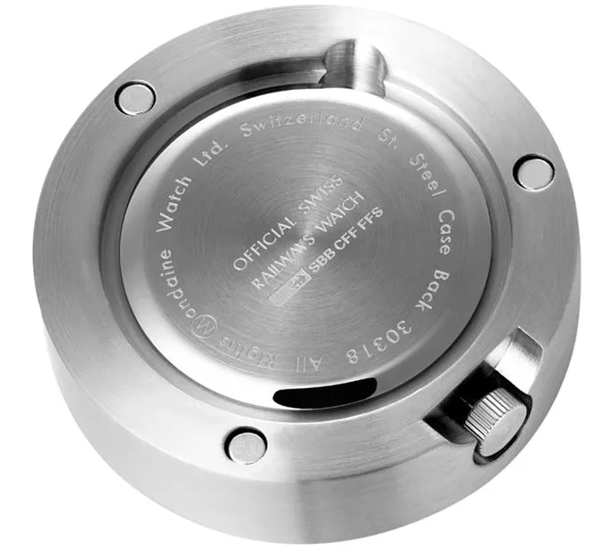 MOND Clock Magnet Silver