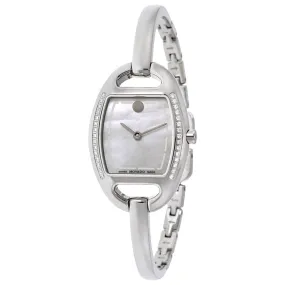 Movado Miri Diamond Mother of Pearl Ladies Watch 0606607