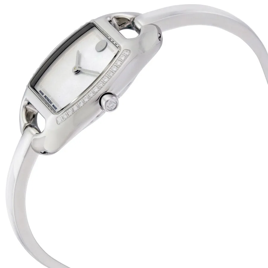 Movado Miri Diamond Mother of Pearl Ladies Watch 0606607
