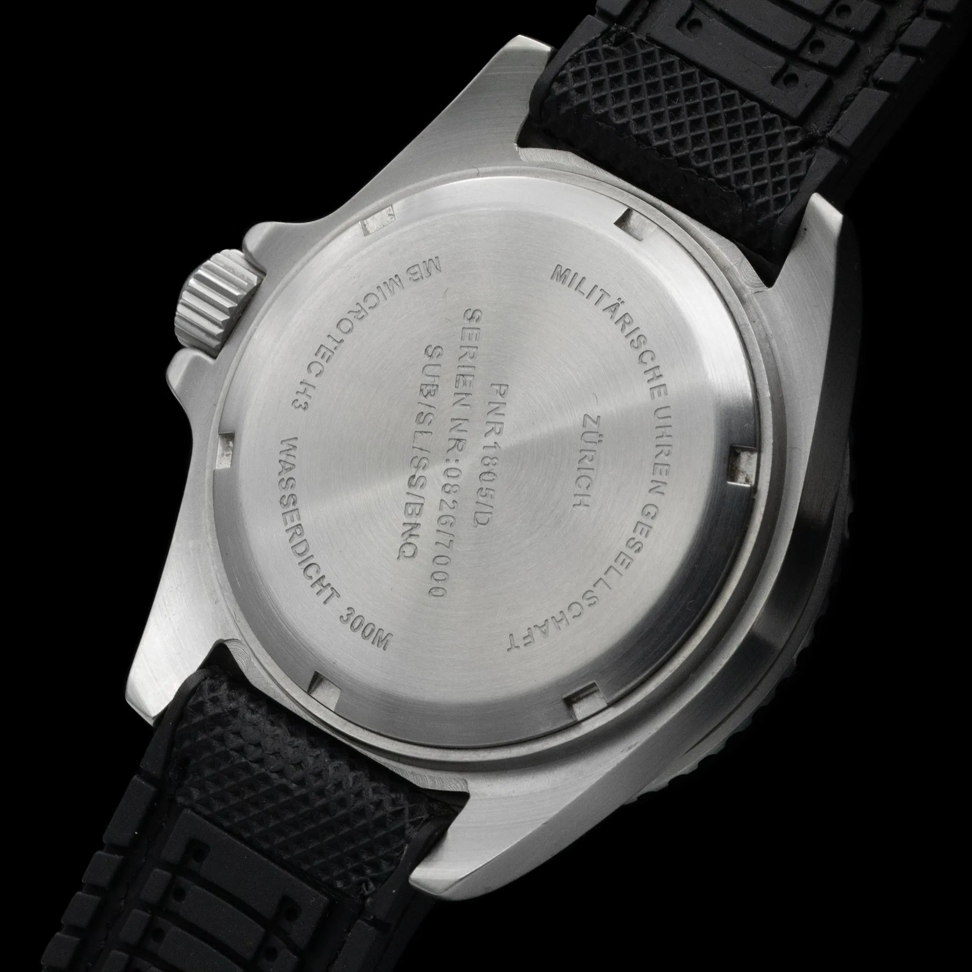 MWC - 300m Stainless Steel Quartz Military Divers Watch with Tritium GTLS