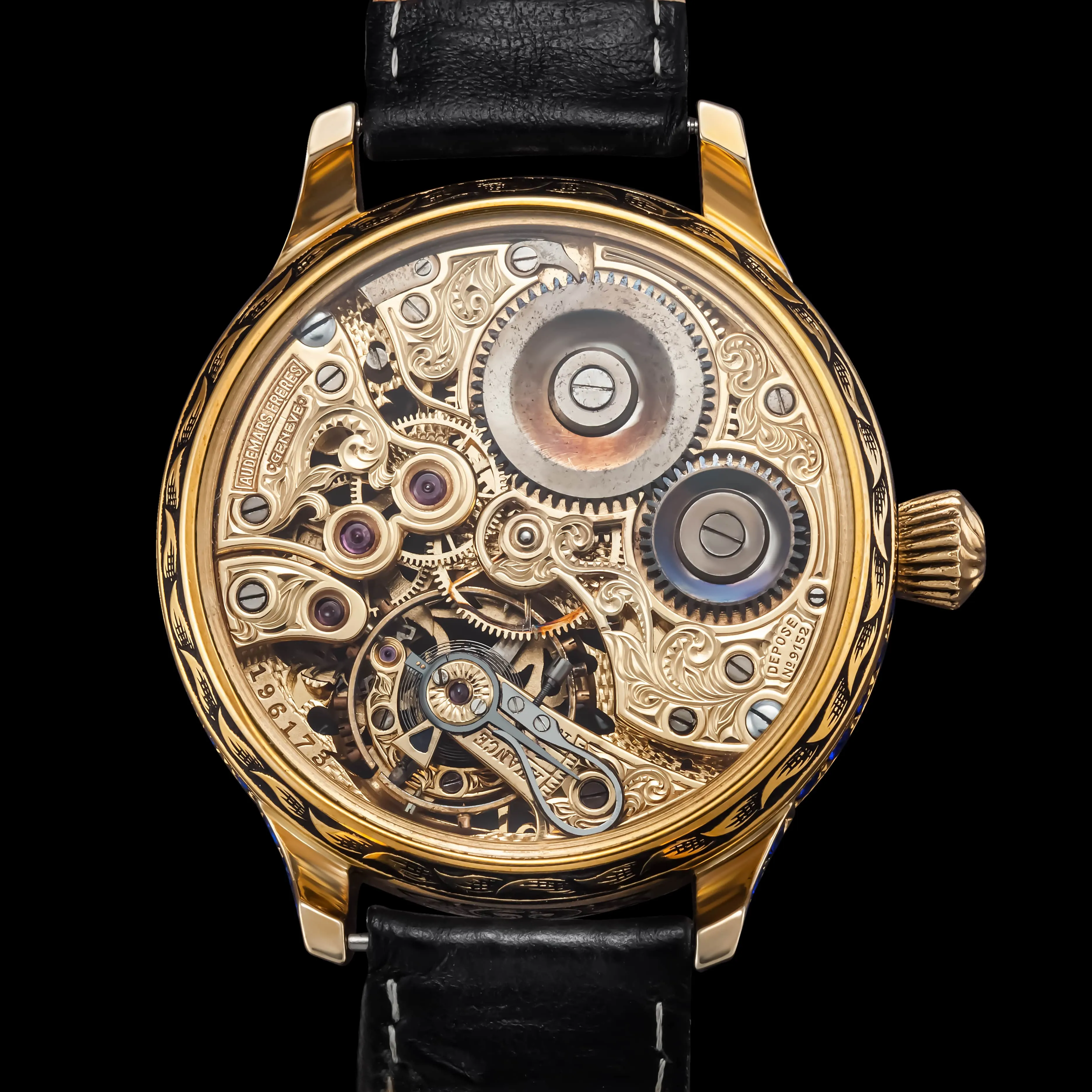 NEREUS Men's Sophisticated Wristwatch fits Swiss Vintage Mechanical Movement