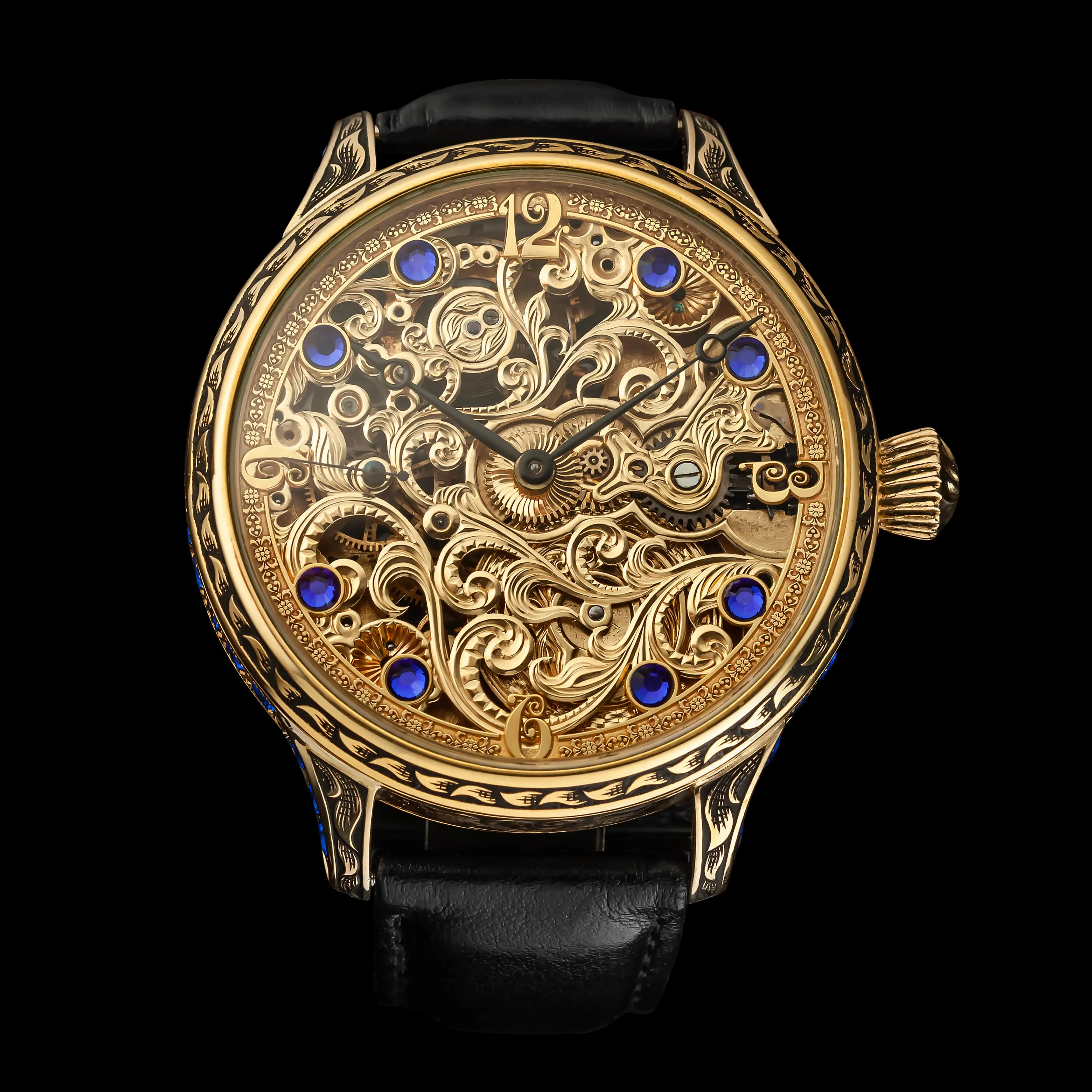 NEREUS Men's Sophisticated Wristwatch fits Swiss Vintage Mechanical Movement