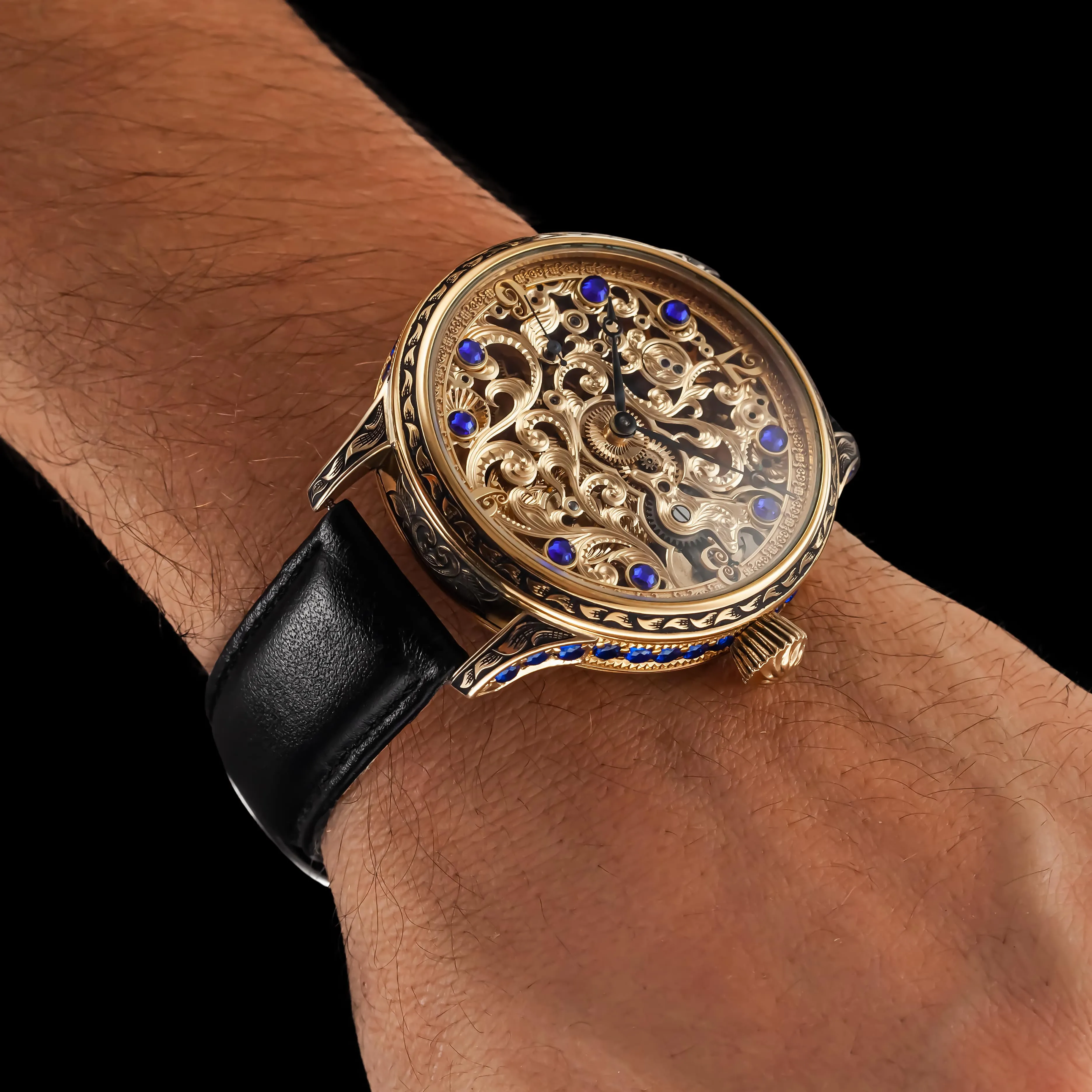NEREUS Men's Sophisticated Wristwatch fits Swiss Vintage Mechanical Movement