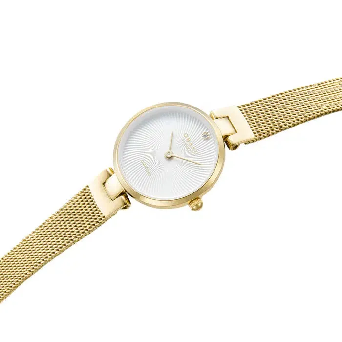 Obaku Diamant Petite Gold 24mm Watch - V256SXGIMG