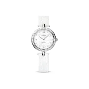 OMEGA De Ville Dewdrop Prestige Quartz Diamond 27.4 mm Watch - 424.18.27.60.55.001