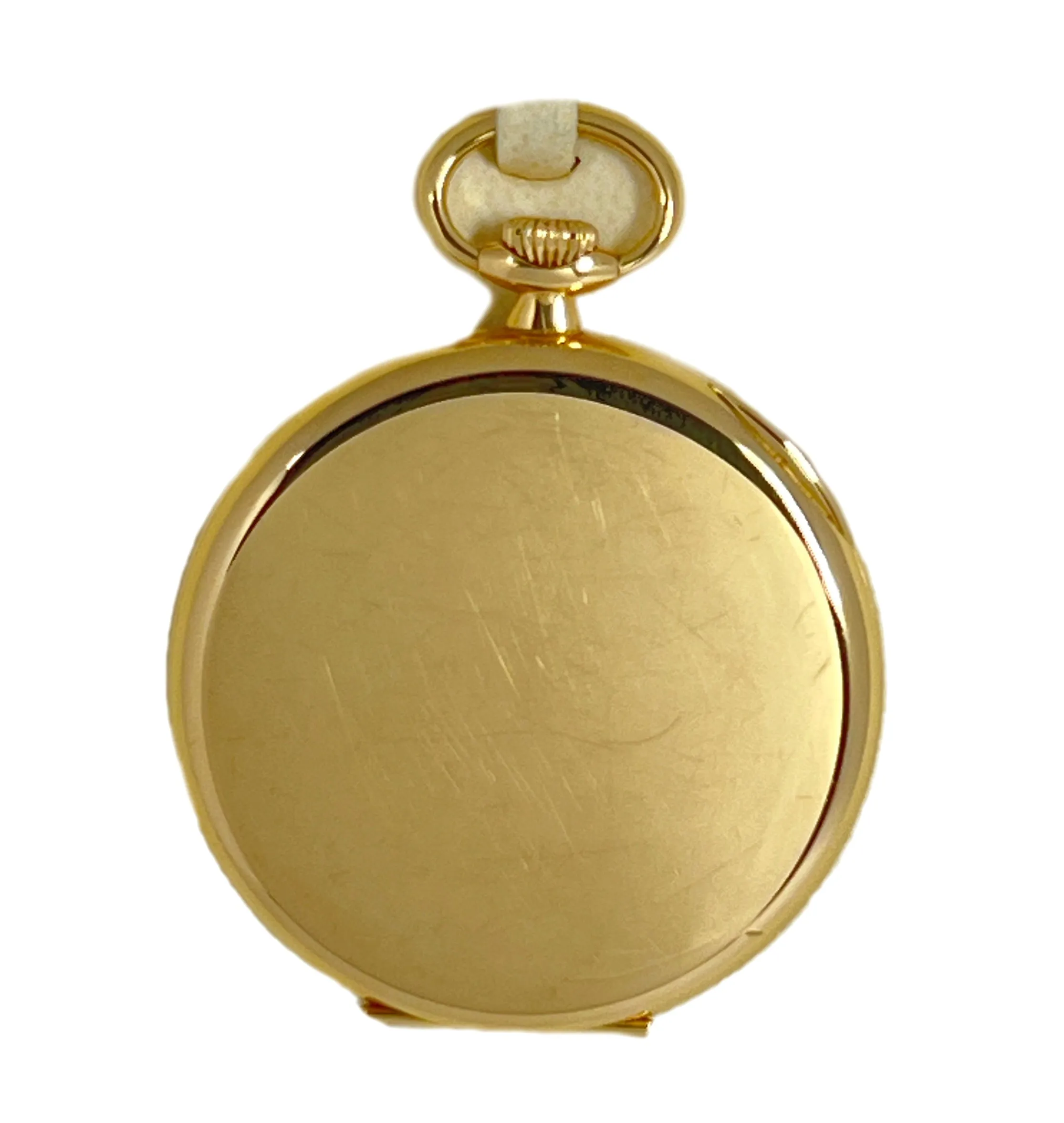 Patek Philippe 18K Yellow Gold with White Lacquered dial Pocket Men's Watch