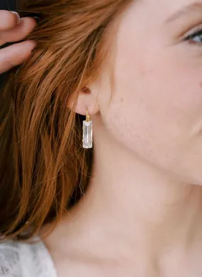 Princess crystal bridal earrings - Style #2386