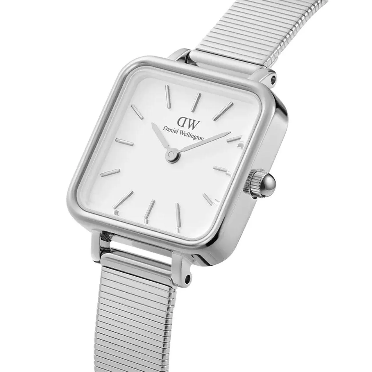 Quadro Studio 22mm - White & Silver Watch