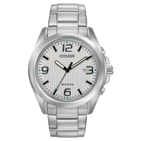 "CHANDLER" Men's Eco-Drive Stainless Steel
