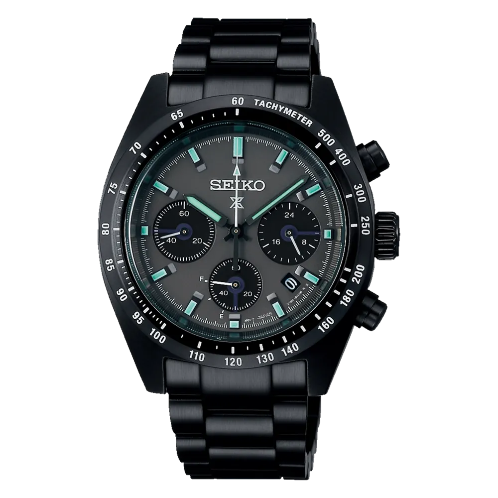 Seiko Prospex Black Series Night Speedtimer Solar Watch SSC917P1