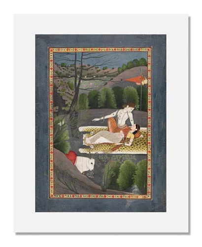 Shiva watches Parvati Sleep