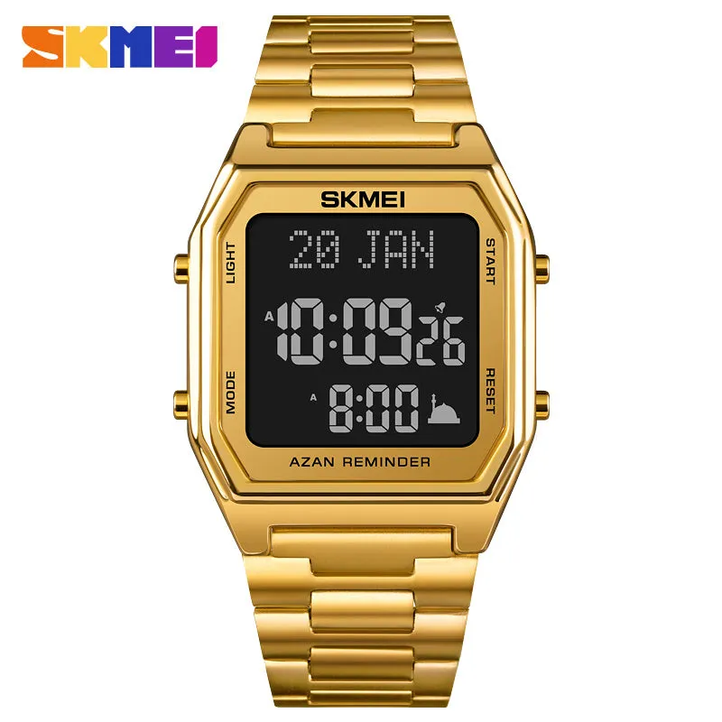 SKMEI AZAN & QIBLA WATCH 1763-GD