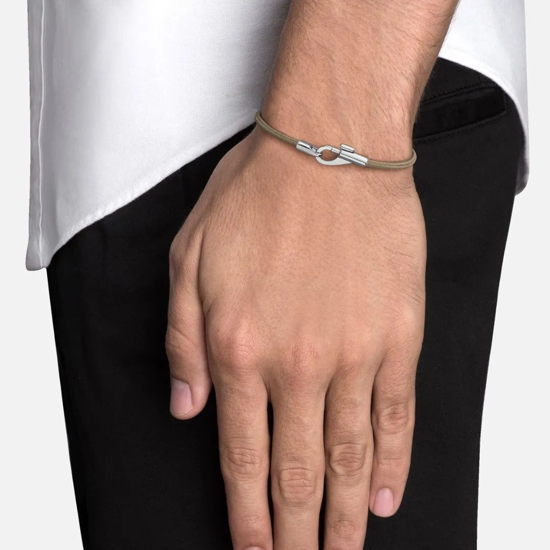 Snap Rope Bracelet (Sterling Silver   Sage)