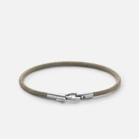 Snap Rope Bracelet (Sterling Silver   Sage)