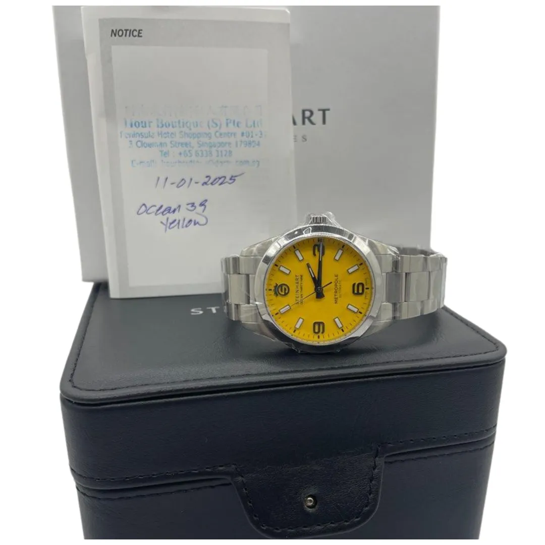 Steinhart Ocean 39 Metropole Yellow 39mm Automatic Watch
