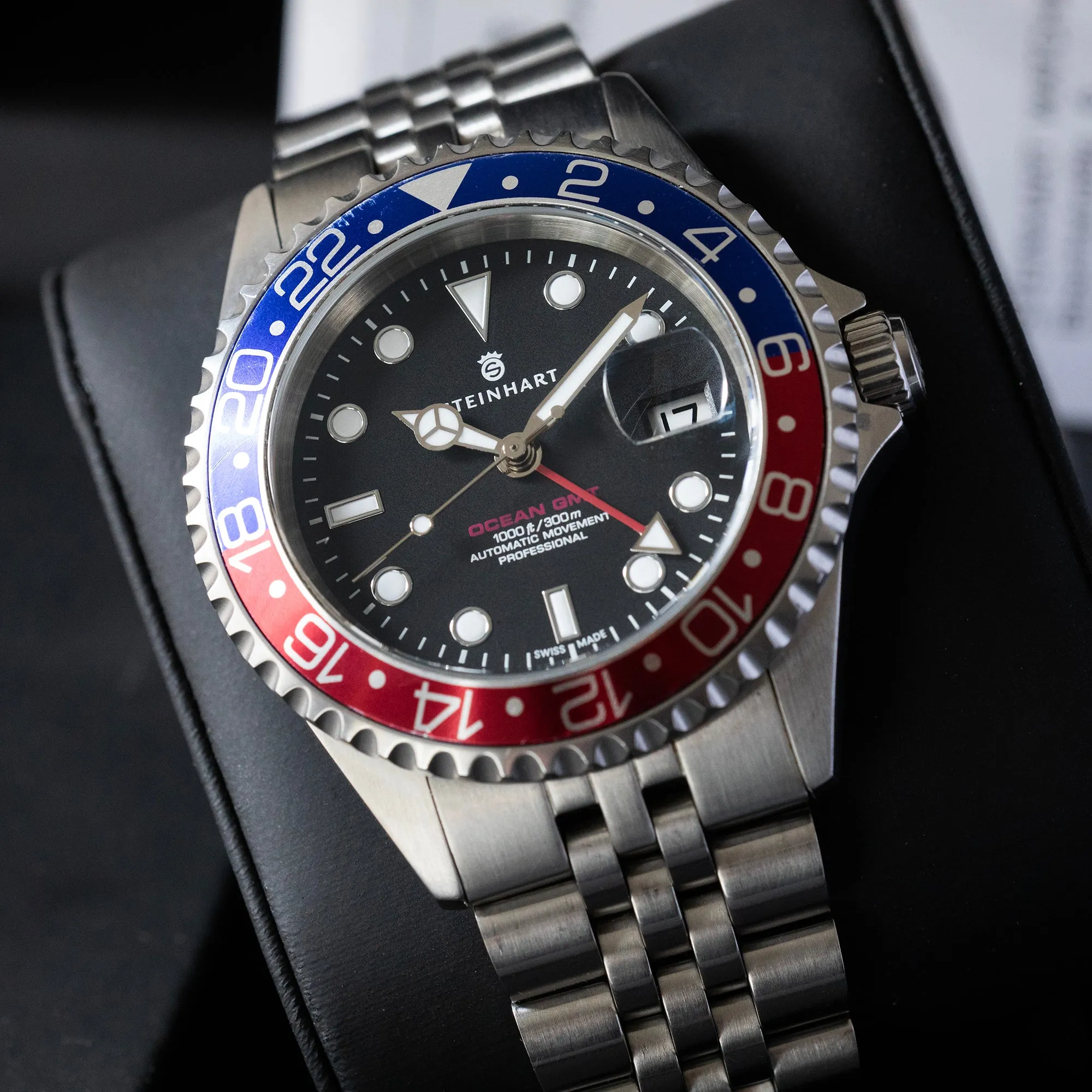 Steinhart - Ocean One 39 GMT "Pepsi" 103-0921