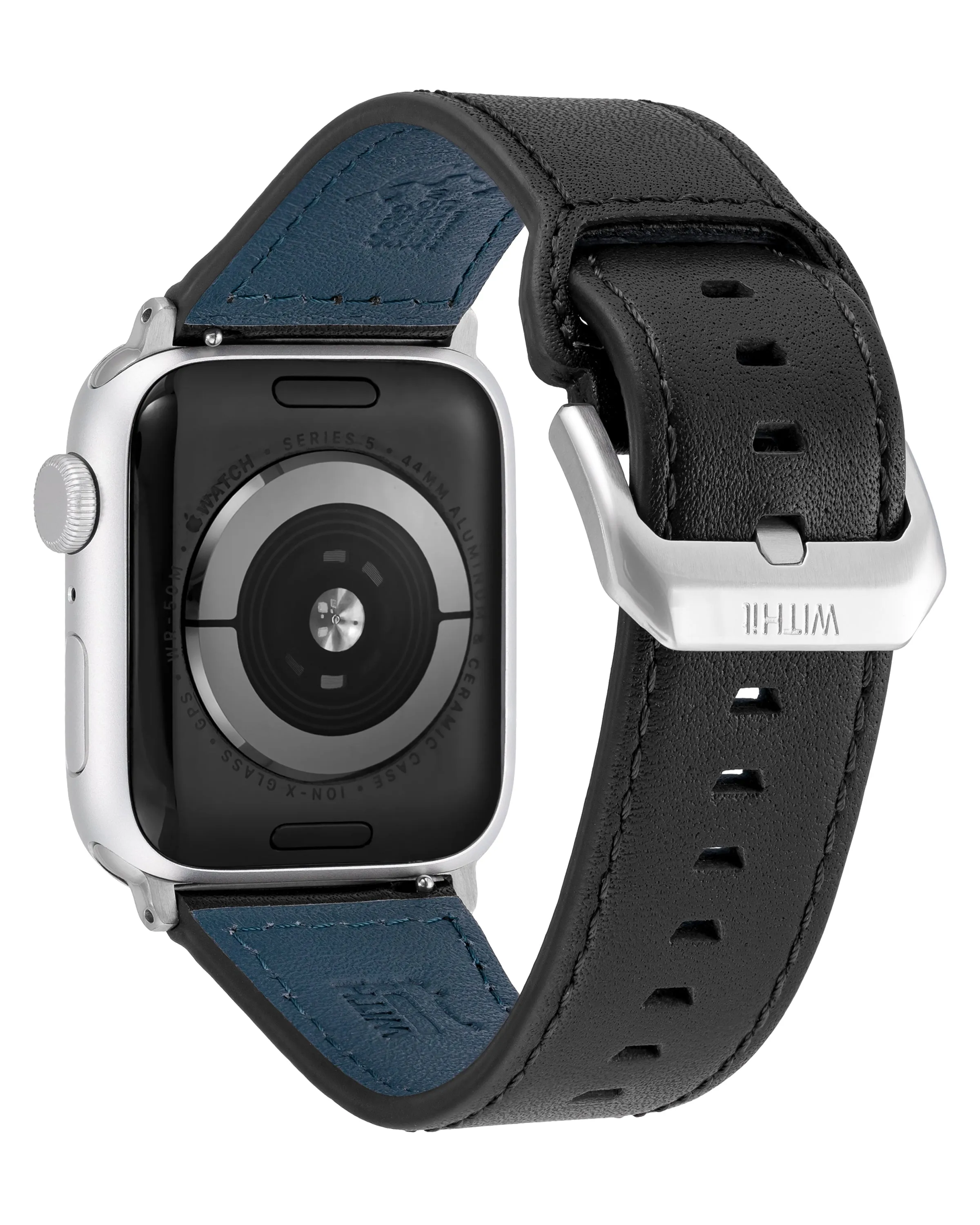 Stitched Leather Keeperless Strap for Apple Watch®