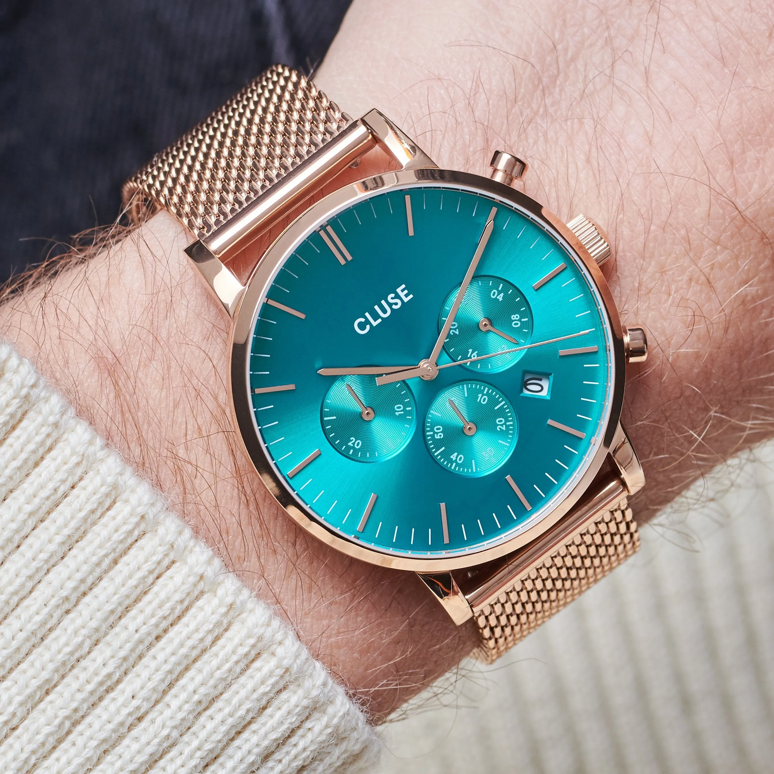 Strap 20 mm Mesh Rose Gold Colour