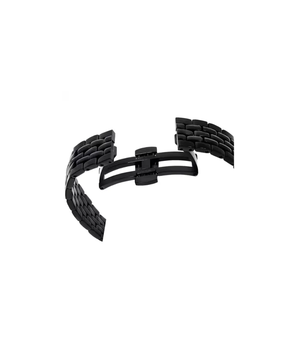 SWAROVSKI OCTEA MOON WATCH, SWISS MADE, MOON, METAL BRACELET, BLACK, BLACK FINISH