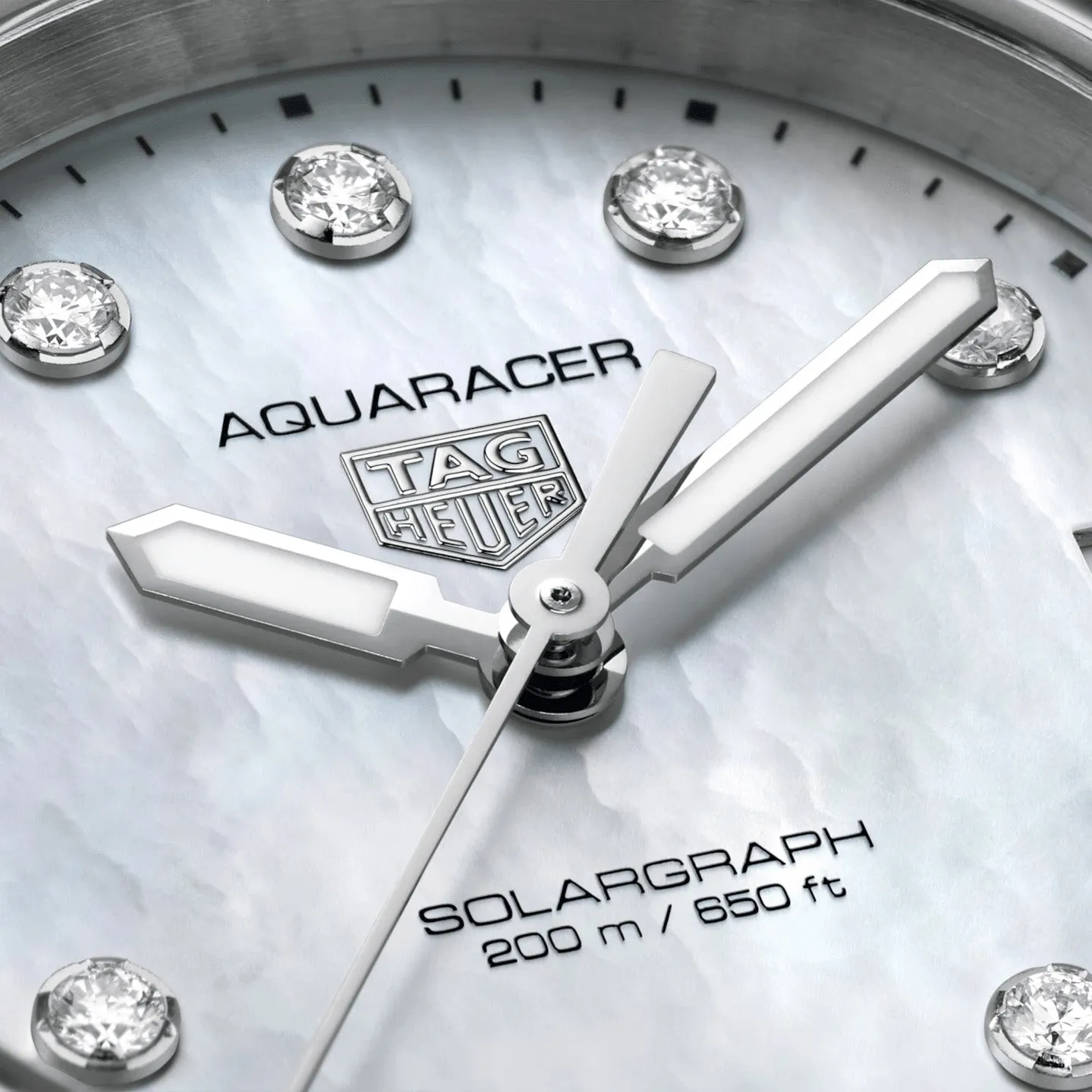Tag Heuer Aquaracer Ladies Diamond White Solar Watch WBP1313.BA0005