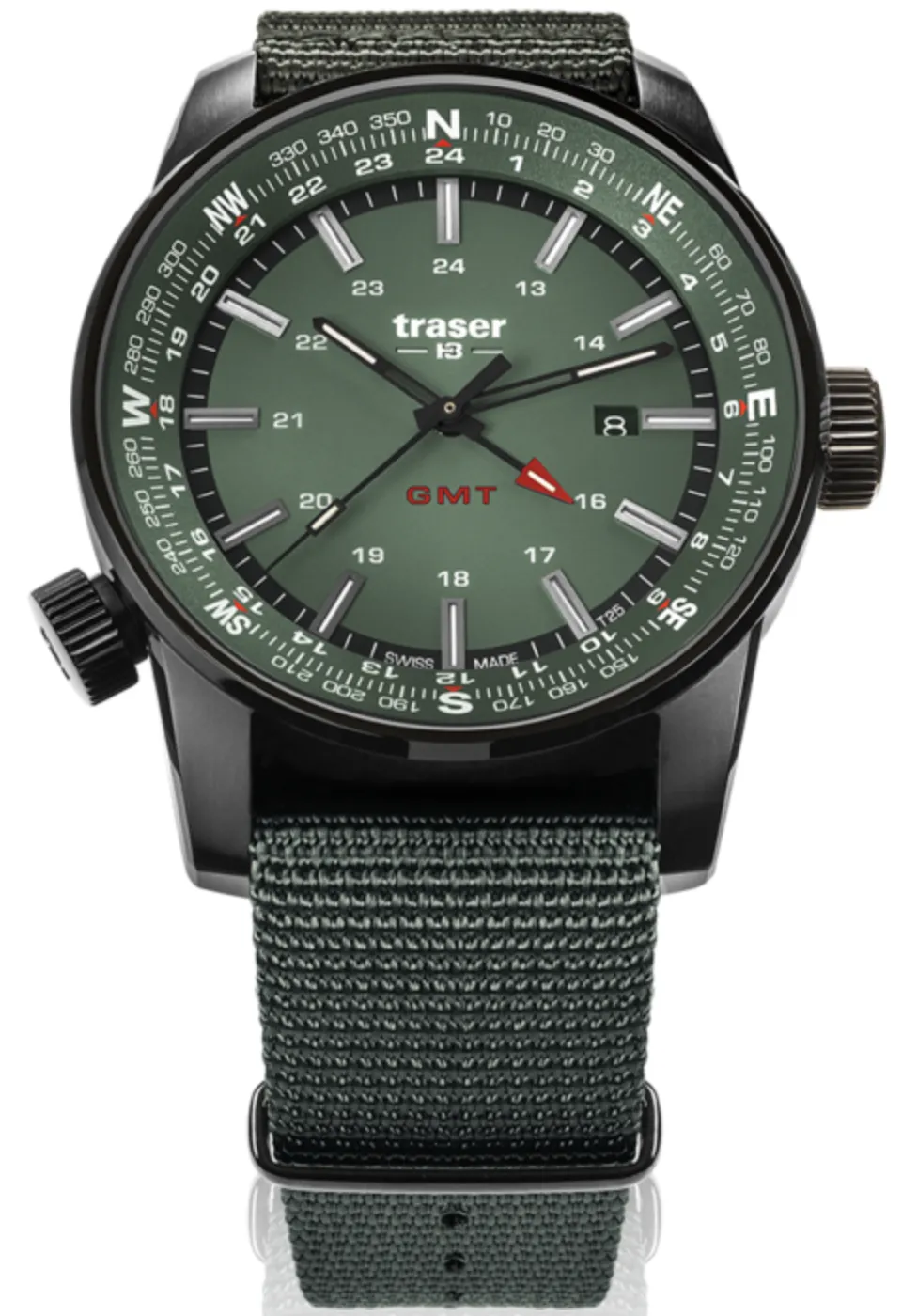 TH3 Watch P68 Pathfinder GMT Green