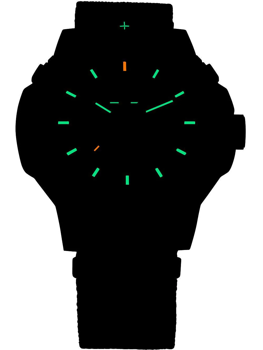 TH3 Watch Tactical P99 Q Green Nato