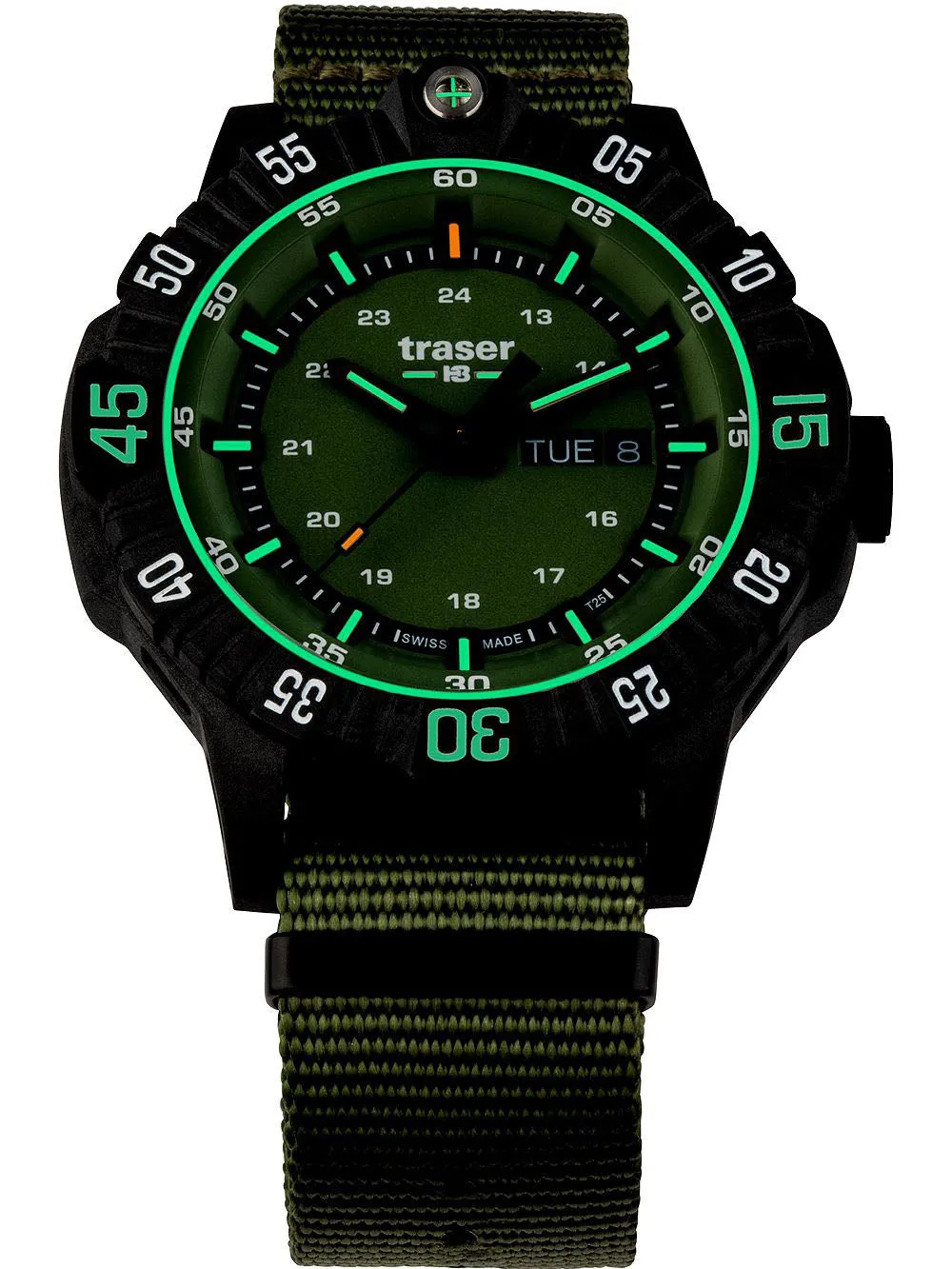 TH3 Watch Tactical P99 Q Green Nato