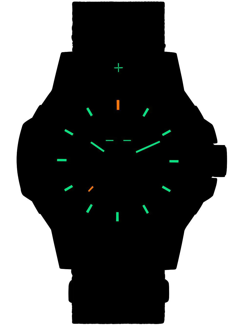 TH3 Watch Tactical P99 Q Green Nato
