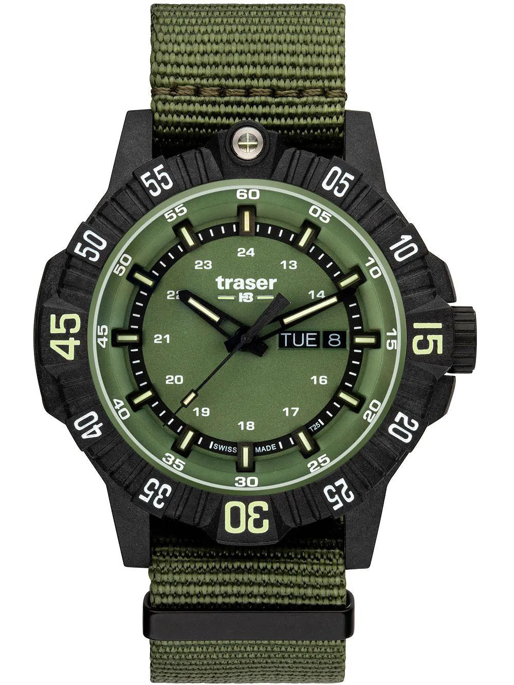 TH3 Watch Tactical P99 Q Green Nato