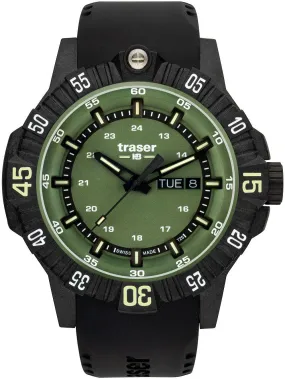 TH3 Watch Tactical P99 Q Green Rubber