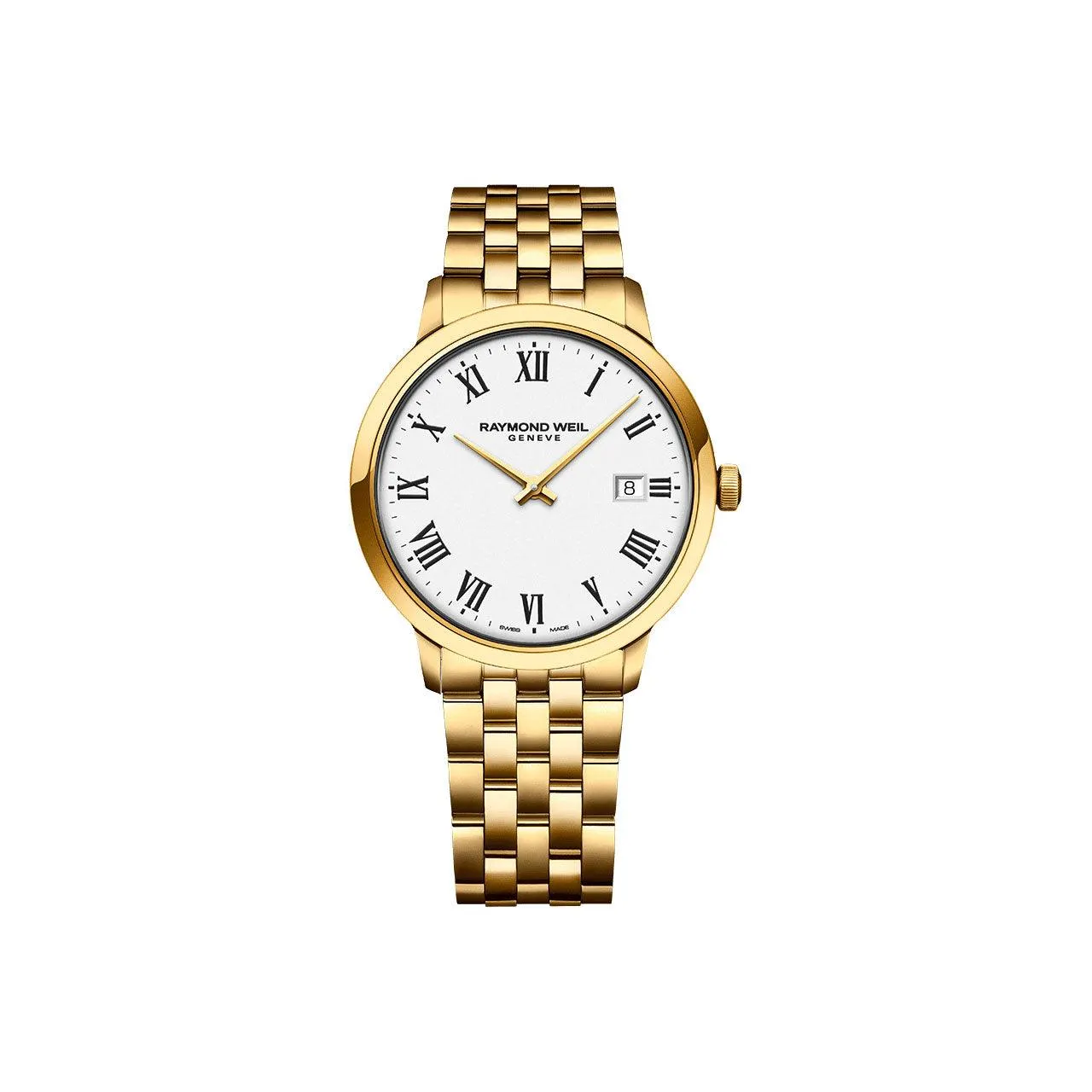 Toccata Men's Classic Gold with White Dial Quartz Watch - 5485-P-00300