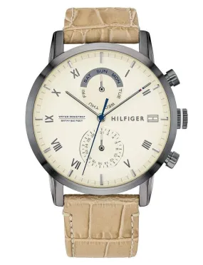 Tommy Hilfiger Multi-function Leather Men's Watch 1710399