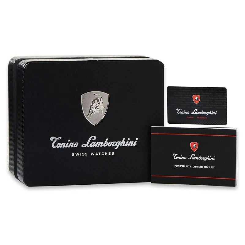 Tonino Lamborghini T9SD Men's Black Spyder Chronograph Watch