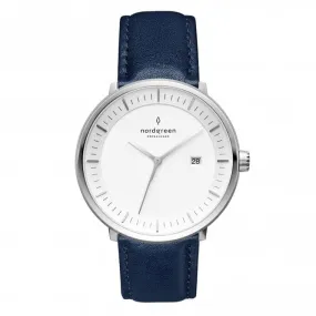 Unisex Philosopher Leather Silver 36mm Watch PH36SILENAXX